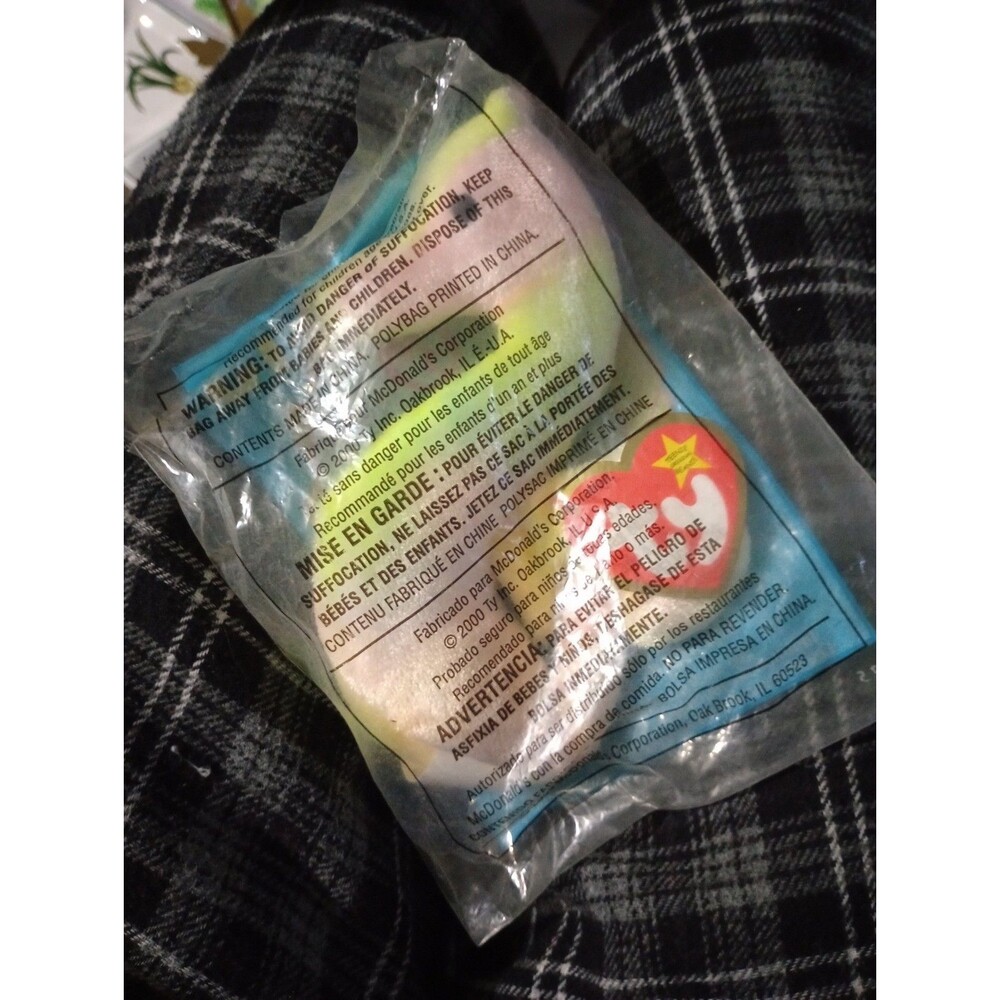 Neon the Seahorse 1999 Ty Beanie Baby McDonalds Toy #13